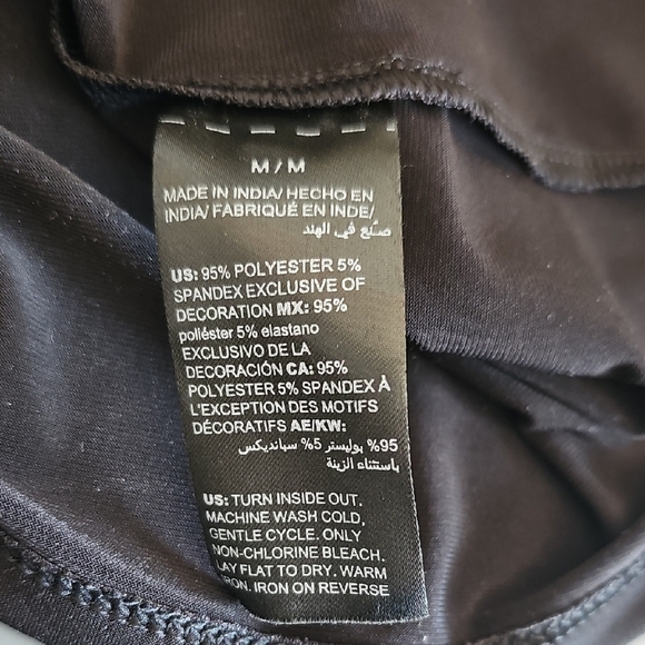 WHBM Embroidered Black Top - Picture 4 of 4